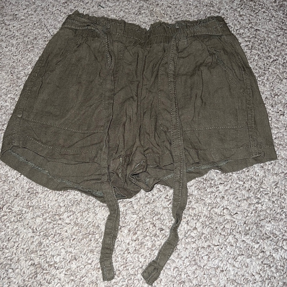 Olive green shorts